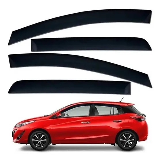 Calha De Chuva Defletor Toyota Yaris Hatch 2018 A 2024 Fume TY7894