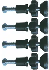 4 Manipulo P/ Fixacao Por Pressao p/ Grade cerca Portao Pet 4 Pcs - CSKMAN