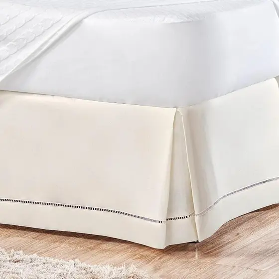 Saia Para Cama Box Casal Padrão 100% Algodão