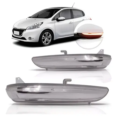 Par Pisca Retrovisor Peugeot 208 Active 12a16 Repetidor Seta