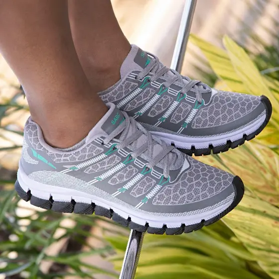 Tênis feminino caminhada academia leve lançamento confortável