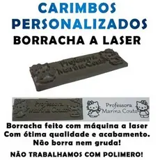 Borracha para Carimbo Automático - Feito em Maquina Laser- Medidas 26x10mm - 38x14mm - 47x18mm - ENVIO IMEDIATO