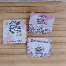 Tag Dia das Mulheres com Brinco de Pérola – Lembrancinha para Clientes | Kit 50 Pares