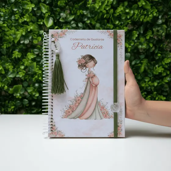 Caderneta Gestante Personalizada Atualizada Pré-Natal Gravidez Completa