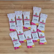 Bala Personalizada Dia das Mulheres com Logo – Mimo para Clientes | Kit 50 ou 100 Unidades