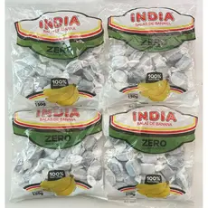 Bala Banana S/Adição Açúcar Índia 600g - 4 Pacotes de 150g