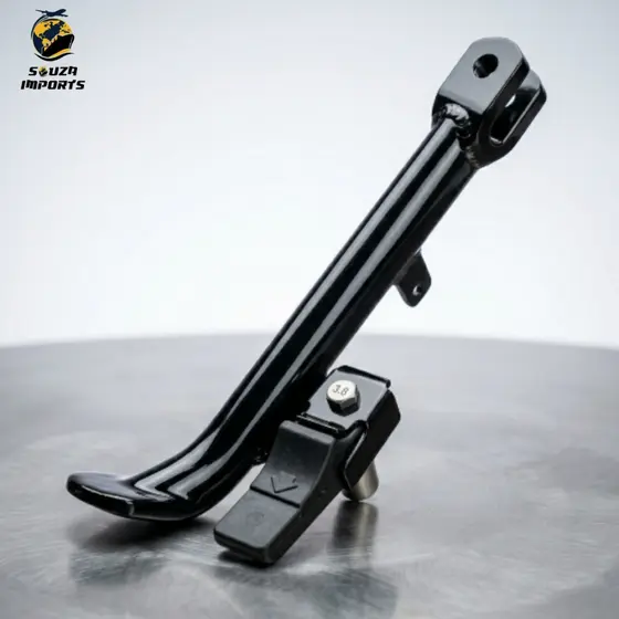 Cavalete Lateral Pezinho Descanso Com Borracha Moto Honda Cg Titan Fan Start 125 150 160 Reforçado