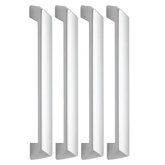 4 Pcs Puxador Guarda Roupa Gaveta Comoda Moderno 355 192mm