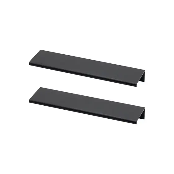 2 Puxadores De Gaveta Armario Slim Aluminio Retro Tito 64mm