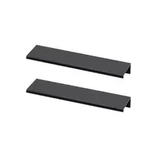 2 Puxadores De Gaveta Armario Slim Aluminio Retro Tito 64mm