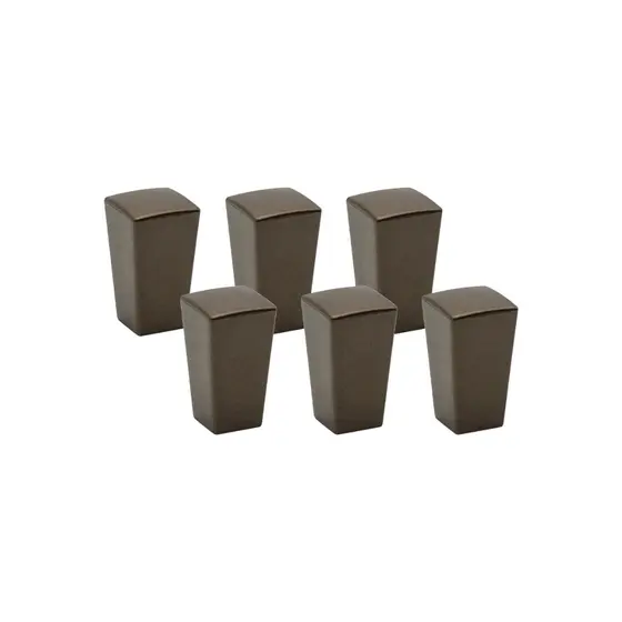 Puxador Ponto 1 Furo Quadrado Penteadeira Closet 160 6 pcs