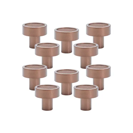 15 Puxadores De Armario Ponto Gaveta Moveis Retro 1 Furo Duo