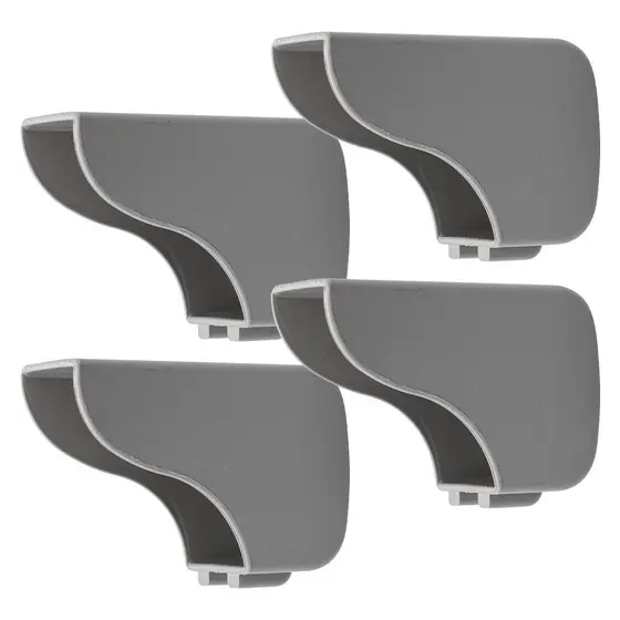 Kit 4 Ponteira Bota 30x50 Compativel Mesa Cadeira Longarina