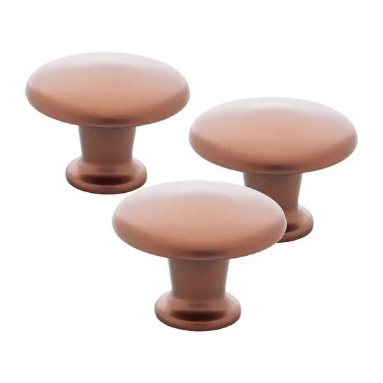Puxadores Cobre Fosco 3pcs Para Armario Gaveta Ponto Italia