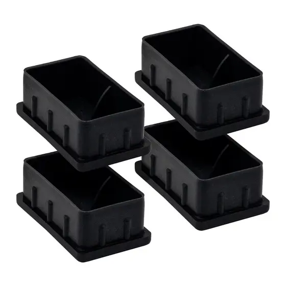 4 Tampa Ponteira Interna Pead Metalon Retangular 50 x 30 mm