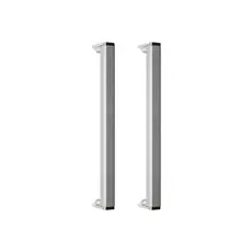 2 Pçs Puxadores De Armário Porta Guarda Roupa Round Slim