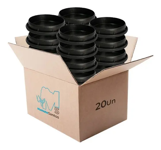 20 Ponteira Plastica Interna Tubo 3 Polegadas Redonda 7,3cm