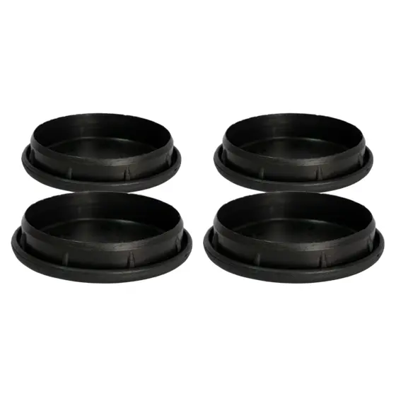 Kit 4 Ponteiras Pé De Cadeira Tubular Interna Redonda 2 Pol