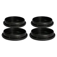 Kit 4 Ponteiras Pé De Cadeira Tubular Interna Redonda 2 Pol