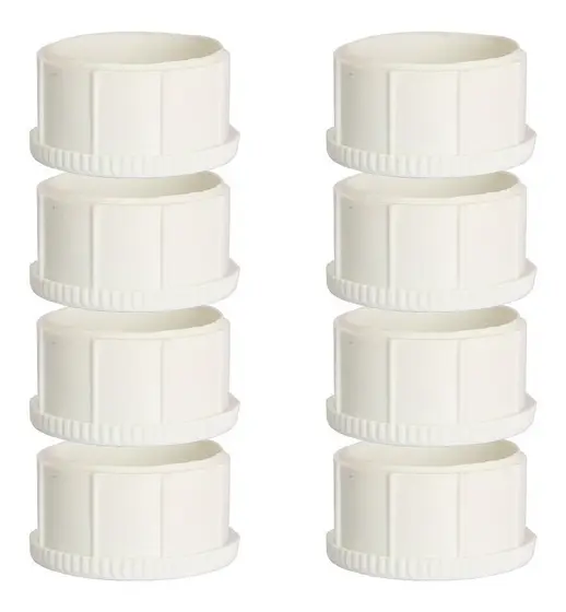 Kit 8 Ponteira Protetora Pe De Cadeira Tubular 3cm Interna