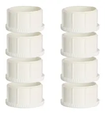 Kit 8 Ponteira Protetora Pe De Cadeira Tubular 3cm Interna