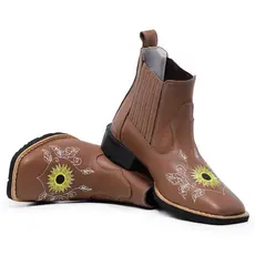 Bota Feminina Texana Cano Curto Country