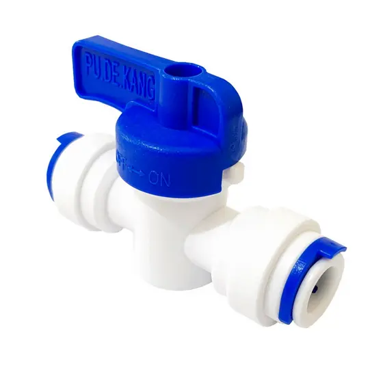 Valvula Registro Engate Rápido 5/16 8mm Para Filtro Purificador de água Latina