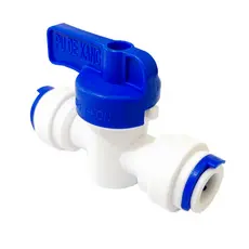 Valvula Registro Engate Rápido 5/16 8mm Para Filtro Purificador de água Latina