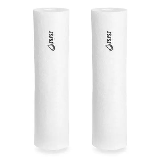 Kit 2 Refil Cartucho Filtro Polipropileno Liso 9 3/4 5 Micra