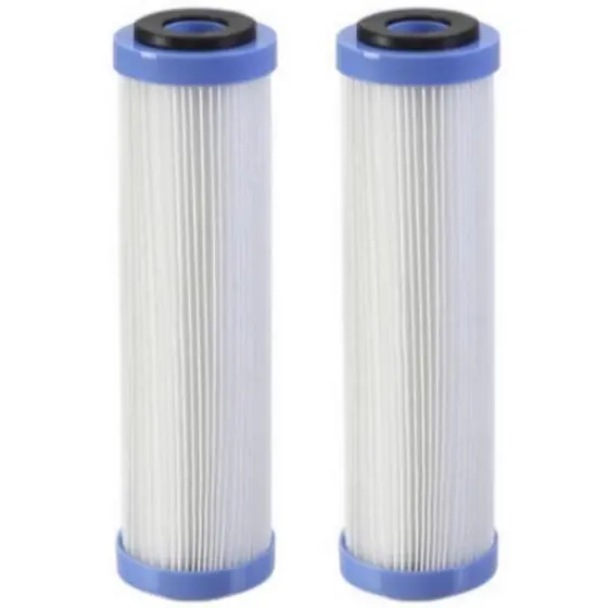 Kit 2 Refil Filtro Água 9.3/4 Plissado Lavável Caixa D'água