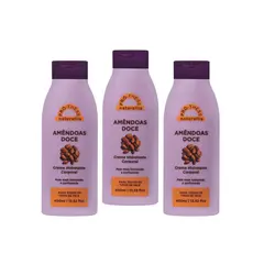 Kit 3 Hidratante Corporal Amêndoas Doces Pro Thess 400ml