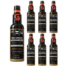 Kit Profissional Barbeiro Tônico de Crescimento para Barba e Cabelo 13 Unidades