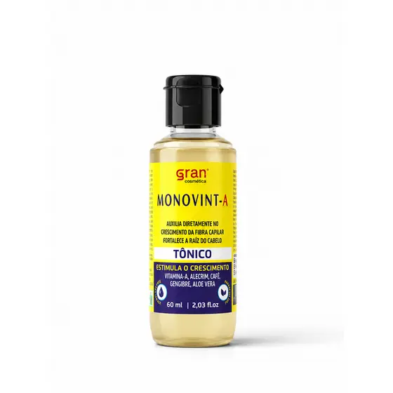 Tônico de Crescimento Capilar Monovint-A Tônico Ativador Com Vitamina A