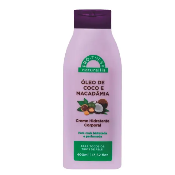Hidratante Corporal Óleo de Coco e Macadâmia Pro Thess 400ml