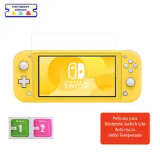Película de Vidro Temperado 9H para Nintendo Switch Lite – Proteção Anti-Risco