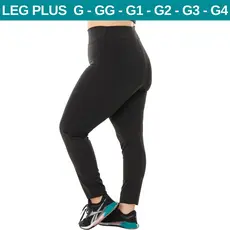 Calça Legging Lisa Plus Size feminina 1133 Várias Cores até G4