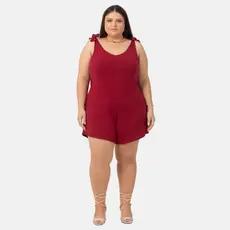 Macaquinho Feminino De Viscolycra Moda Plus Size 1201-A