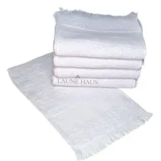 Kit 20 Toalhinhas Brancas Mão Social Artesanato Boca Atacado