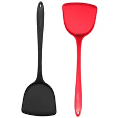 Espátula Reta Silicone Fritura Omelete cozinha utensílios Hambúrguer Pão Duro Restaurante Hotel