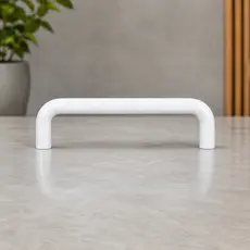 Puxador Alça Trave Branco 64mm Armários Móveis Portas