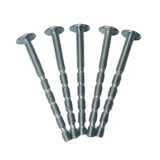 Kit 10 Parafusos P/ Instalar Puxador Zincado M4X50mm Móveis
