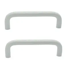 Puxador Alça Trave Branco Armários Gavetas 96mm 01 Unidade