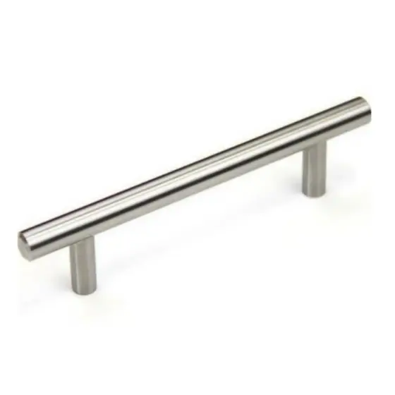 Puxador Haste Inox Escovado Redondo 160mm Gavetas Armários