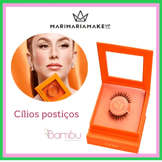 Mari Maria Makeup | Cílios Postiços Lashes Foxy – Drama, Glam e Naughty