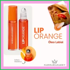 Lip Orange Óleo Labial | Hidratação + Volume + Brilho | Tratamento Labial