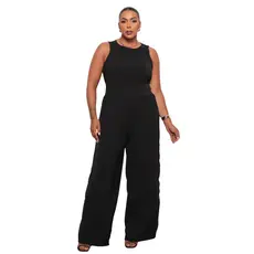 Macacão Feminino Plus Size Longo Social Elegante Duna