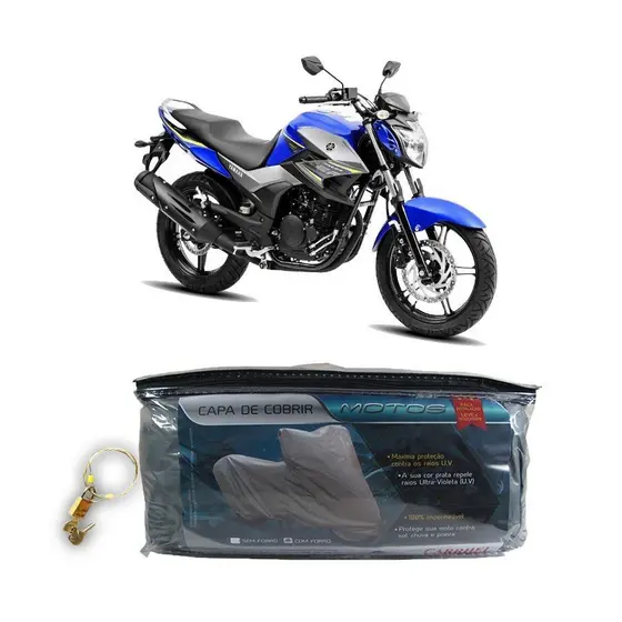 Capa com cadeado para cobrir YAMAHA YS 250 FAZER-FAZER EDITION BLUEFLEX M(205)