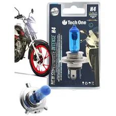 Lâmpada Super Branca Moto H4 8500k 35W 12V Farol Alto Baixo