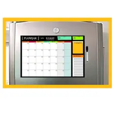 Planner magnetico de geladeira planejamento anotações c/ caneta a Escolher