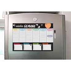 Quadro Magnético de Geladeira Imã organizador de tarefas planejador com caneta Envio imediato